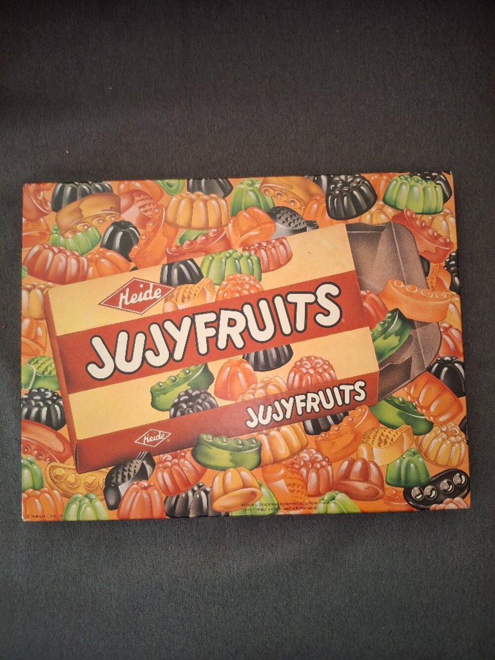 Vintage EUC Springbok jigsaw puzzle "Stuck on Jujyfruits"